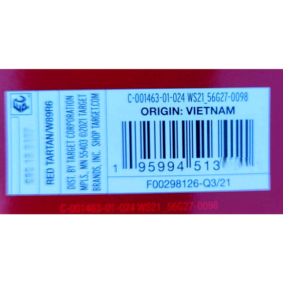 Wondershop MED Women's Plaid Flannel Pajama Set, Red Tartan, MED - Picture 4 of 5